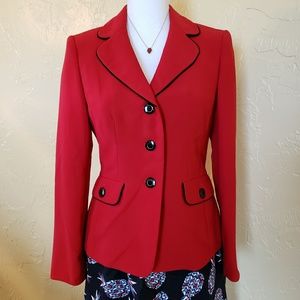 Red & Black Blazer